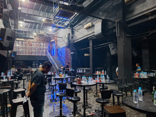 Diskotek New Blue Star diduga jadi sarang peredaran narkoba. [Istimewa]